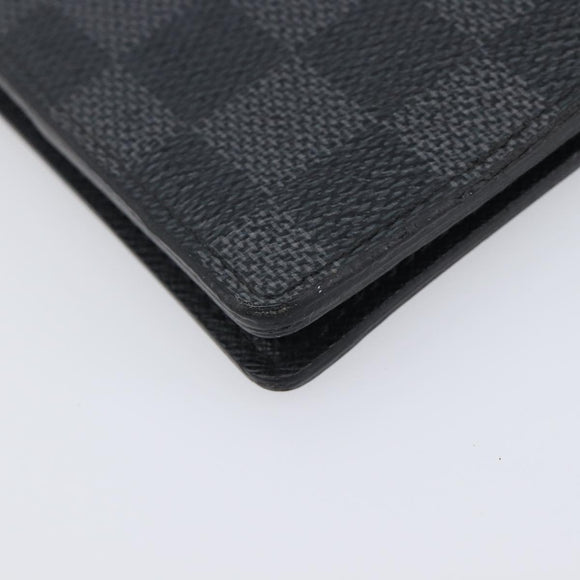 LOUIS VUITTON Damier Grafitte Organizer Dupoch Card Case N63257 LV Auth 205549