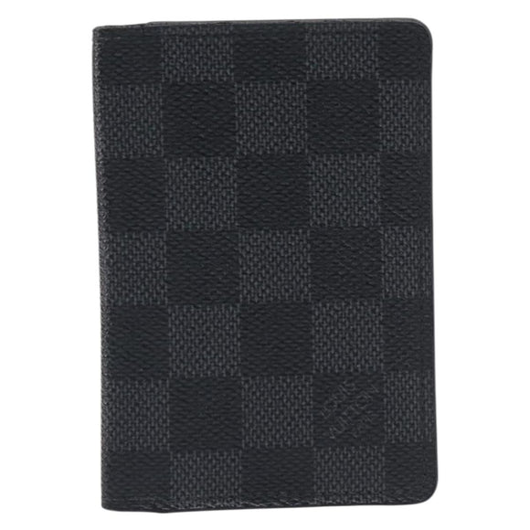 LOUIS VUITTON Damier Grafitte Organizer Dupoch Card Case N63257 LV Auth 205549