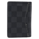 LOUIS VUITTON Damier Grafitte Organizer Dupoch Card Case N63257 LV Auth 205549-3