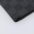 LOUIS VUITTON Damier Grafitte Organizer Dupoch Card Case N63257 LV Auth 205549-9