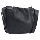 LOEWE Shoulder Bag Leather Black Gold Auth 205663-1