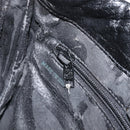 LOEWE Shoulder Bag Leather Black Gold Auth 205663-18