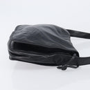 LOEWE Shoulder Bag Leather Black Gold Auth 205663-4