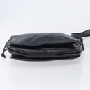 LOEWE Shoulder Bag Leather Black Gold Auth 205663-9