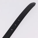GUCCI Belt Leather 44.1"" Black Gold Auth 205723-11