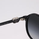 CHANEL Sunglasses plastic Black Silver CC Auth 205725M-11