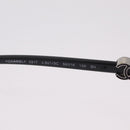 CHANEL Sunglasses plastic Black Silver CC Auth 205725M-13