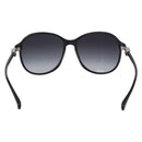 CHANEL Sunglasses plastic Black Silver CC Auth 205725M-3