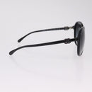 CHANEL Sunglasses plastic Black Silver CC Auth 205725M-6