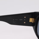 CHANEL Sunglasses plastic Black Gold CC Auth 205726-15
