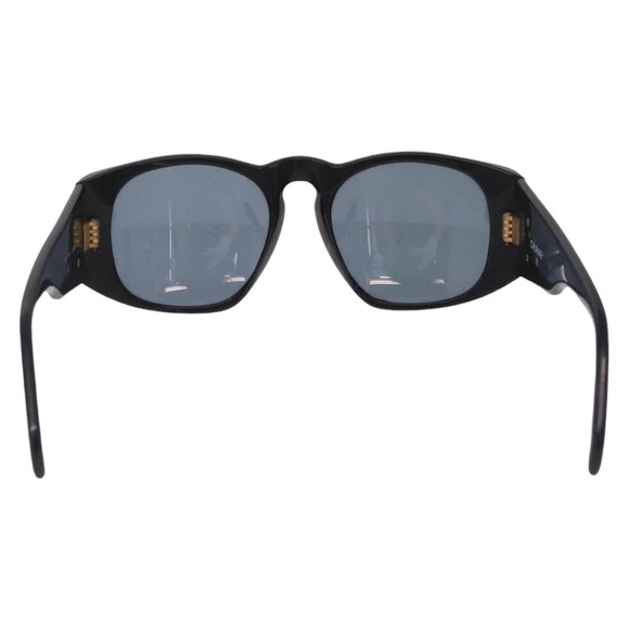 CHANEL Sunglasses plastic Black Gold CC Auth 205726