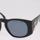 CHANEL Sunglasses plastic Black Gold CC Auth 205726-6