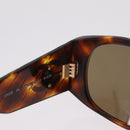 CHANEL Sunglasses plastic Brown CC Auth 205728M-11