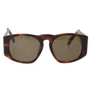 CHANEL Sunglasses plastic Brown CC Auth 205728M-2
