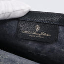 GUCCI GG Supreme Sherry Line Clutch Bag PVC Navy 84 01 006 Auth 205735-13