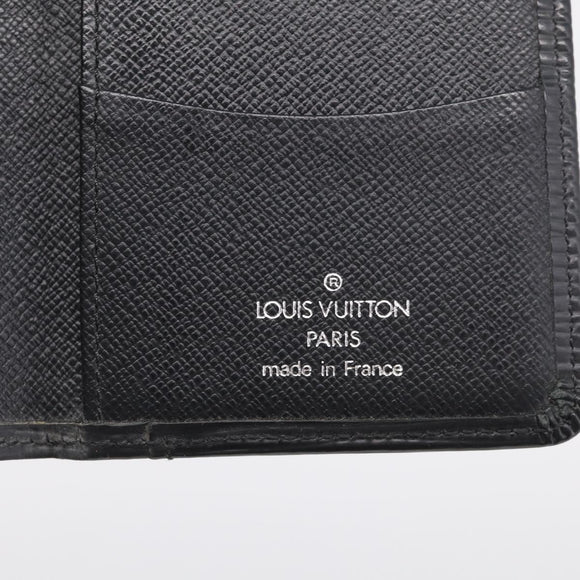 LOUIS VUITTON Epi Organizer Dupoch Card Case Black M63582 LV Auth 205738