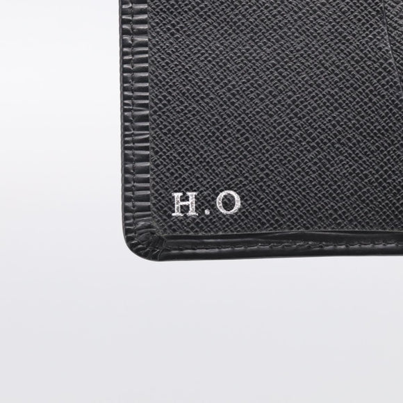 LOUIS VUITTON Epi Organizer Dupoch Card Case Black M63582 LV Auth 205738