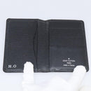 LOUIS VUITTON Epi Organizer Dupoch Card Case Black M63582 LV Auth 205738-14