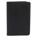 LOUIS VUITTON Epi Organizer Dupoch Card Case Black M63582 LV Auth 205738-2