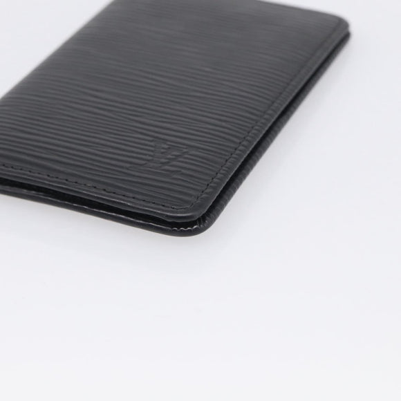 LOUIS VUITTON Epi Organizer Dupoch Card Case Black M63582 LV Auth 205738