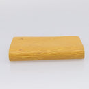 LOUIS VUITTON Epi Porte Monnaie Billets Tresor Wallet Yellow M63509 Auth 205739A-6