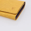LOUIS VUITTON Epi Porte Monnaie Billets Tresor Wallet Yellow M63509 Auth 205739A-8