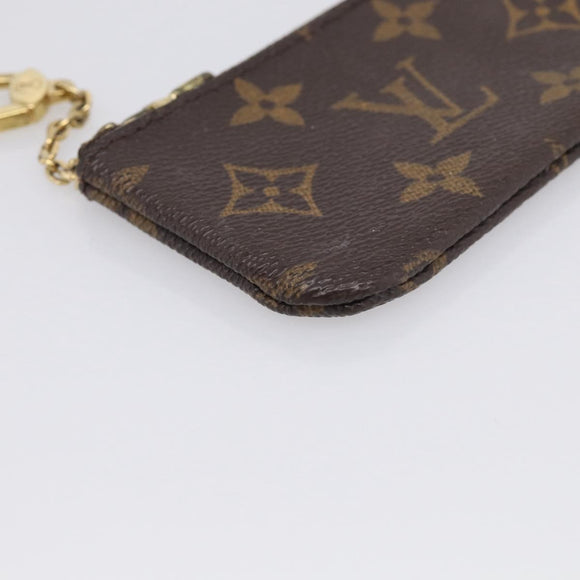 LOUIS VUITTON Monogram Pochette Cles Coin Purse M62650 LV Auth 205743A