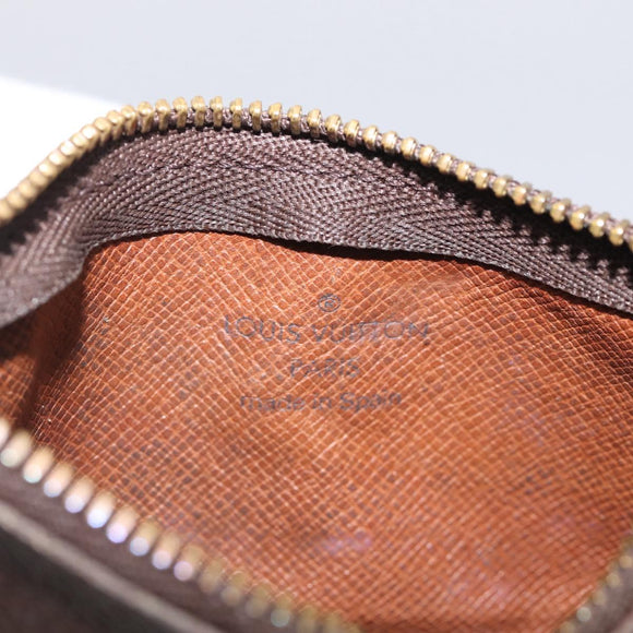 LOUIS VUITTON Monogram Pochette Cles Coin Purse M62650 LV Auth 205743A