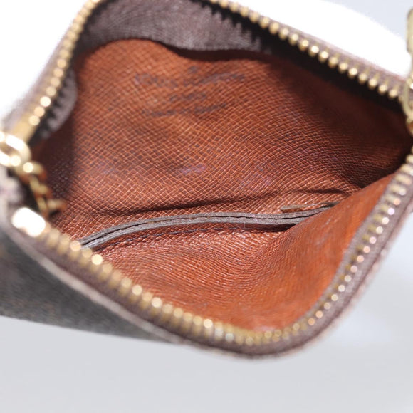 LOUIS VUITTON Monogram Pochette Cles Coin Purse M62650 LV Auth 205743A