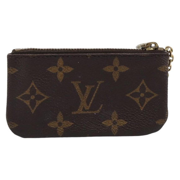 LOUIS VUITTON Monogram Pochette Cles Coin Purse M62650 LV Auth 205743A