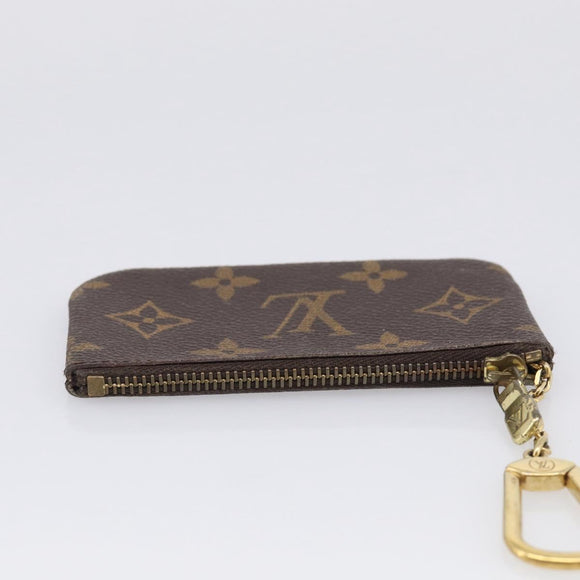 LOUIS VUITTON Monogram Pochette Cles Coin Purse M62650 LV Auth 205743A