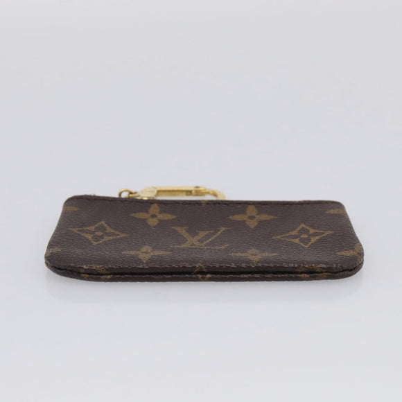 LOUIS VUITTON Monogram Pochette Cles Coin Purse M62650 LV Auth 205743A