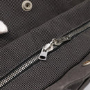 HERMES Her Line MM Hand Bag Canvas Gray Silver Auth 205800A-14
