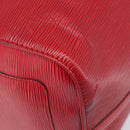 LOUIS VUITTON Epi Keepall 50 Boston Bag Red M42967 LV Auth 205802A-13