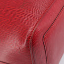 LOUIS VUITTON Epi Keepall 50 Boston Bag Red M42967 LV Auth 205802A-14