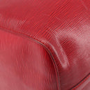 LOUIS VUITTON Epi Keepall 50 Boston Bag Red M42967 LV Auth 205802A-15