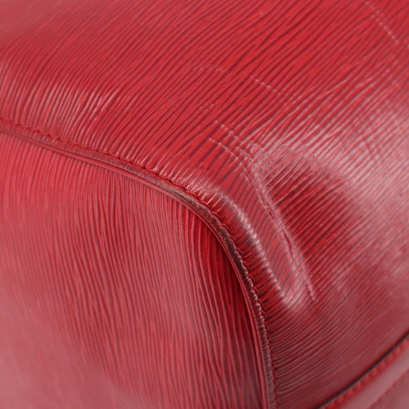 LOUIS VUITTON Epi Keepall 50 Boston Bag Red M42967 LV Auth 205802A