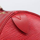 LOUIS VUITTON Epi Keepall 50 Boston Bag Red M42967 LV Auth 205802A-16