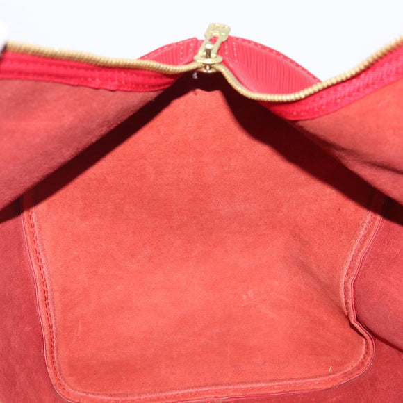 LOUIS VUITTON Epi Keepall 50 Boston Bag Red M42967 LV Auth 205802A