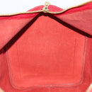 LOUIS VUITTON Epi Keepall 50 Boston Bag Red M42967 LV Auth 205802A-21
