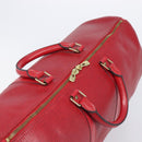 LOUIS VUITTON Epi Keepall 50 Boston Bag Red M42967 LV Auth 205802A-6