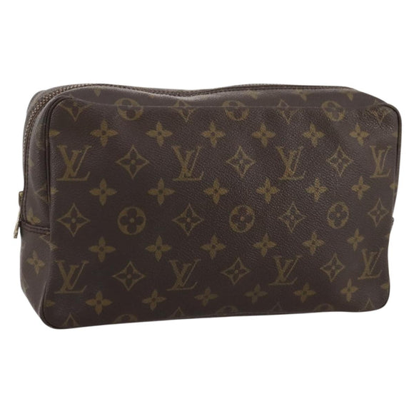 LOUIS VUITTON Monogram Trousse Toilette 28 Clutch Bag M47522 LV Auth 205807