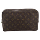 LOUIS VUITTON Monogram Trousse Toilette 28 Clutch Bag M47522 LV Auth 205807-13