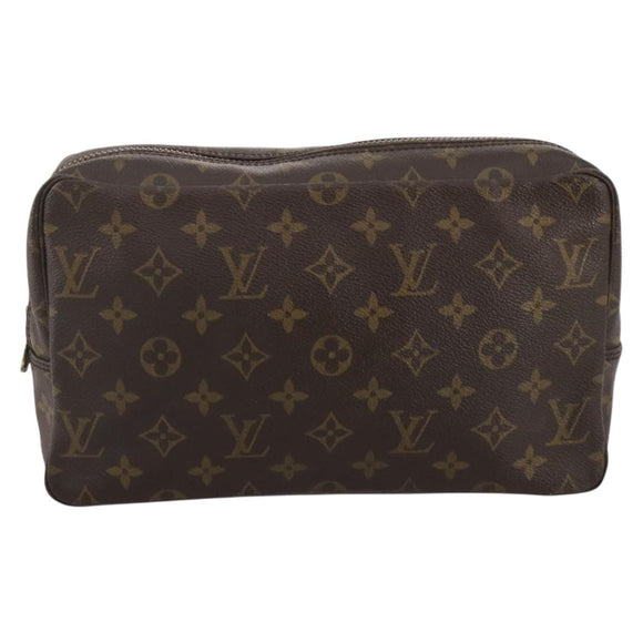LOUIS VUITTON Monogram Trousse Toilette 28 Clutch Bag M47522 LV Auth 205807