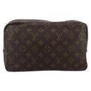 LOUIS VUITTON Monogram Trousse Toilette 28 Clutch Bag M47522 LV Auth 205807-2