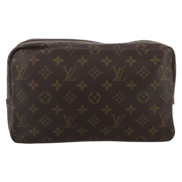 LOUIS VUITTON Monogram Trousse Toilette 28 Clutch Bag M47522 LV Auth 205807