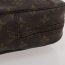 LOUIS VUITTON Monogram Trousse Toilette 28 Clutch Bag M47522 LV Auth 205807-4