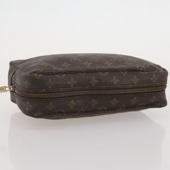 LOUIS VUITTON Monogram Trousse Toilette 28 Clutch Bag M47522 LV Auth 205807