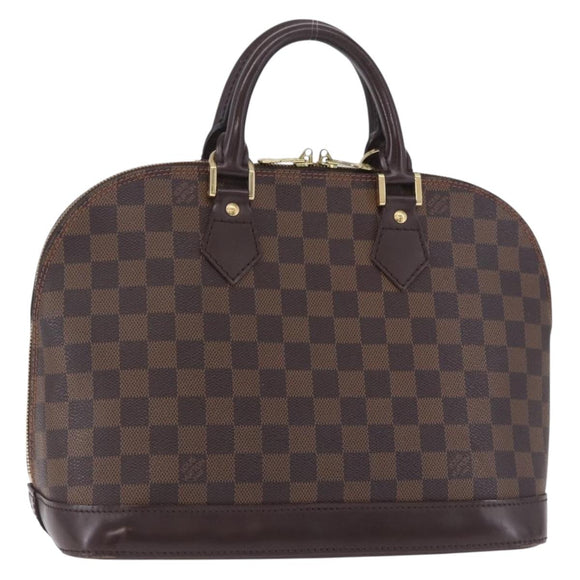 LOUIS VUITTON Damier Ebene Alma Hand Bag N51131 LV Auth 205811A