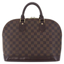 LOUIS VUITTON Damier Ebene Alma Hand Bag N51131 LV Auth 205811A-13